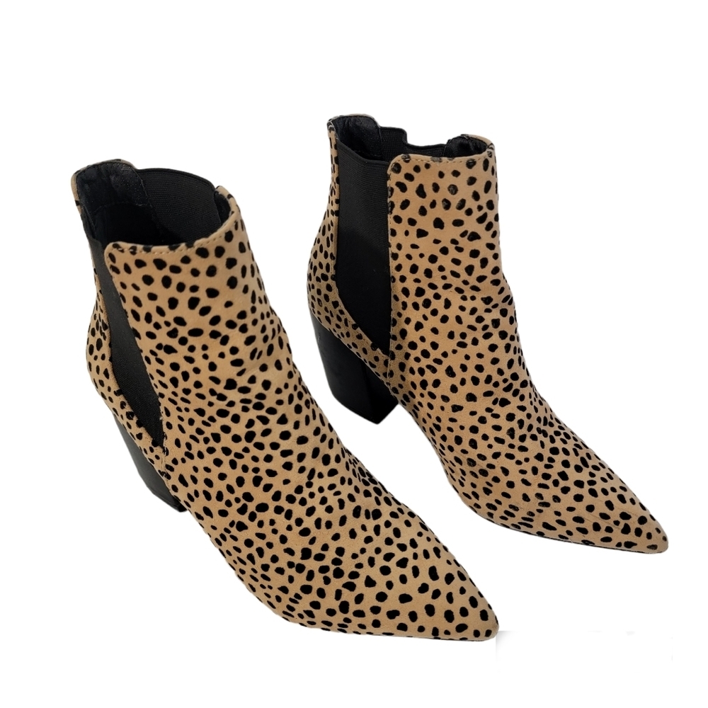 Leopard Print Ankle Boots
